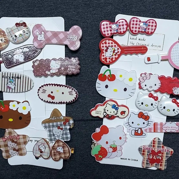 [BUNJANG] Hello Kitty Hair Pins Set (20 Pieces) / 키티 머리핀  20개