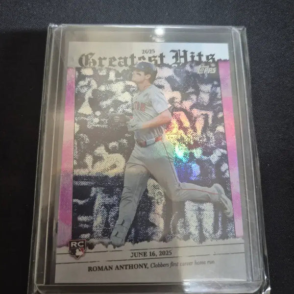 [BUNJANG] MLB Boston Red Sox Roman Anthony Insert Pink Foil / [MLB] 보스턴 레드삭스 로만 앤서니 인서트 핑크 포일