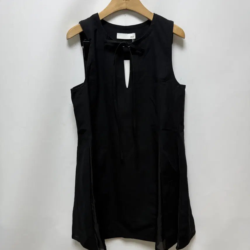 [BUNJANG] OEF Black Sleeveless Mini Dress / (278) (새상품) OEF  블랙 슬리브 원피스 탑