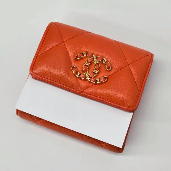 [BUNJANG] Chanel 19 CC Logo Flap Wallet / [ OS ] 샤넬 19 CC로고 플랩 반지갑