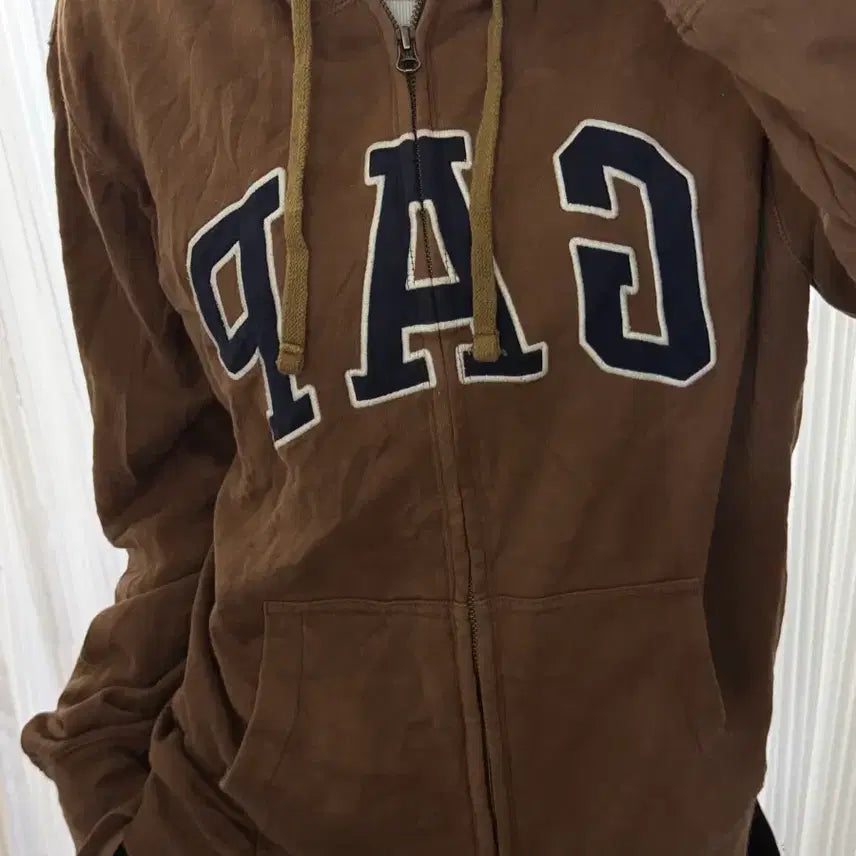 [BUNJANG] Gap Brown Hoodie Zip-Up L / 갭 브라운 후드집업 L