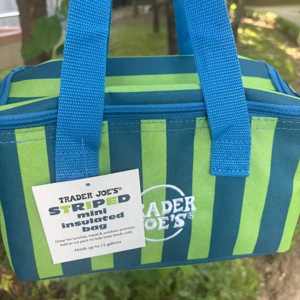 [BUNJANG] Trader Joe's Striped Mini Cooler Bag / 트레이더조 스트라이프 미니 보냉백
