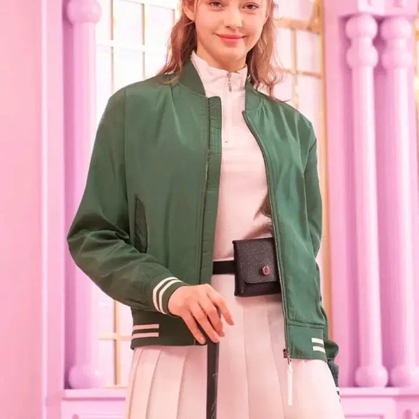[BUNJANG] Juicy Couture Golf Green Jumper M / 쥬시꾸뛰르 골프 그린 점퍼 M 상태 굳 간절기 점퍼