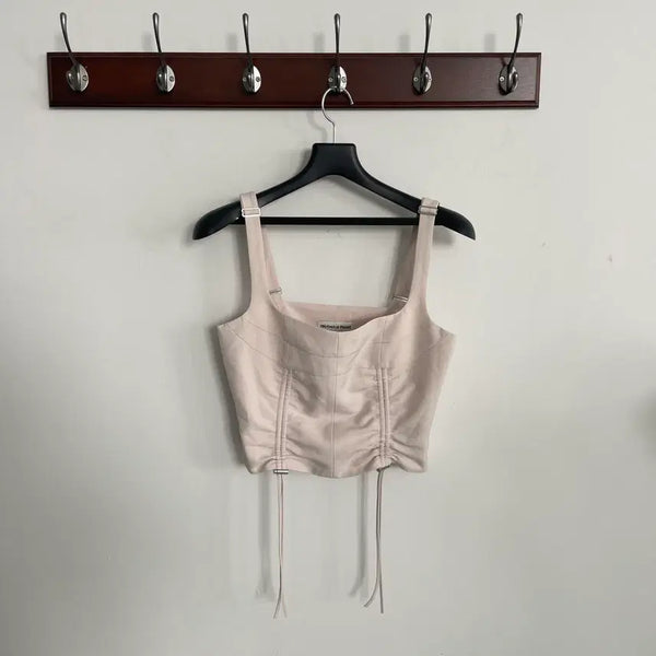 [BUNJANG] Rhythmical Planet String Detail Bustier / 리드미컬플래닛 스트링 디테일 뷔스티에