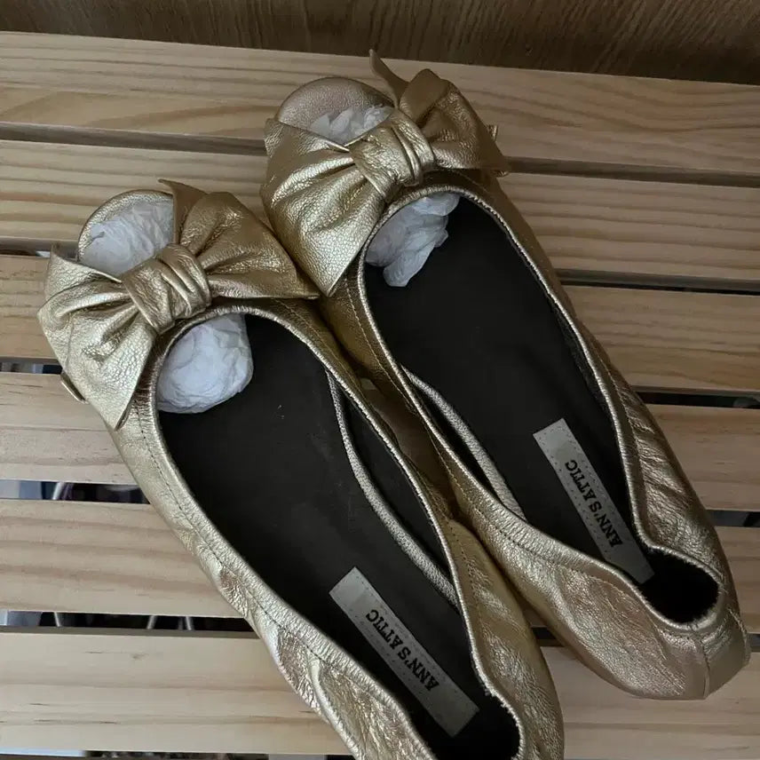 [BUNJANG] Anz Attic Two-Open Flat Shoes / 앤즈애틱(성윤주플랫)토오픈플랫