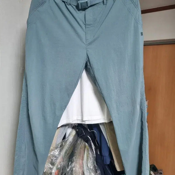 [BUNJANG] Kolon Sport Mint Washer Pants Size 90 (36) / (택만 제거한 새옷)코오롱스포츠 바스락 팬츠 민트 90 36사이즈