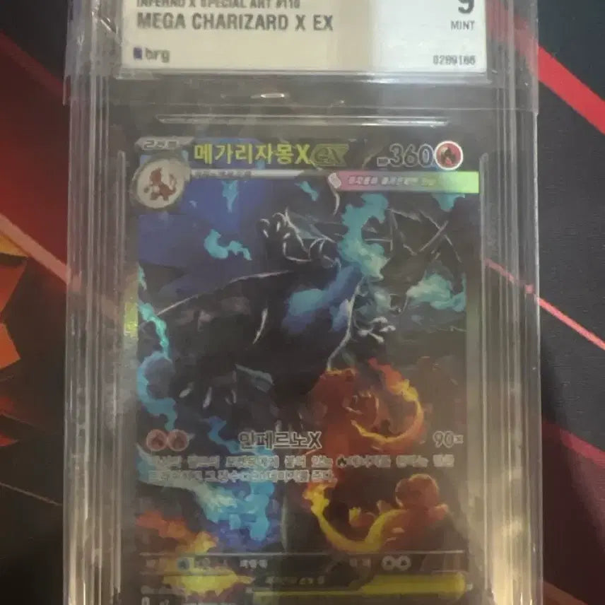 [BUNJANG] Pokemon Card Charizard-EX BRG Graded 9 Mint Sealed / 포켓몬카드 리자몽x ex brg9등급 상태 최상 비닐팩밀봉 급처