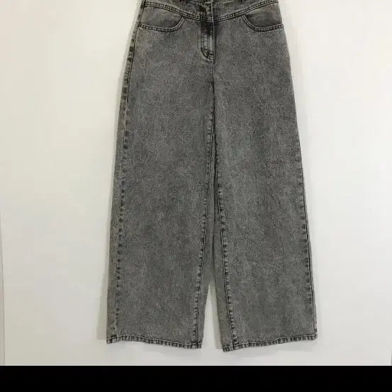 [BUNJANG] Jigott 25 Year O'ssecon Lucky Chouette DUEL SYSTEM Vov Egoist Grey Wide Denim Pants / 지컷25년 오즈세컨 럭키슈에뜨 듀엘 시스템 보브 에고이스트