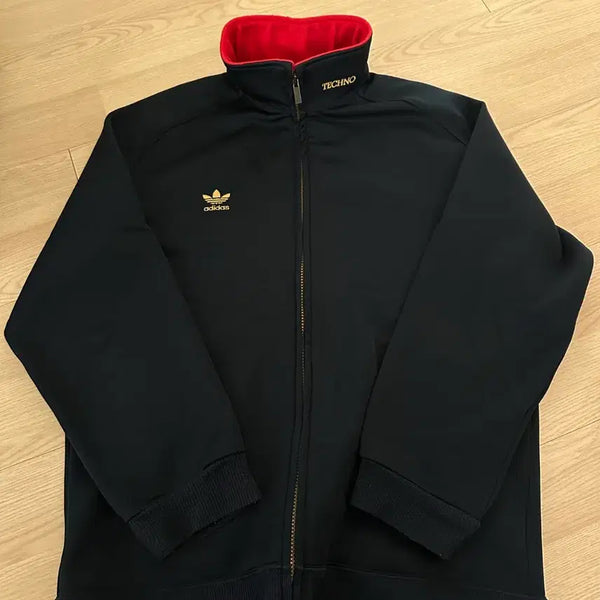 [BUNJANG] Adidas Japan 90s Techno Line Vintage Jersey Navy / 아디다스 재팬 90s 테크노 라인 빈티지 져지 네이비