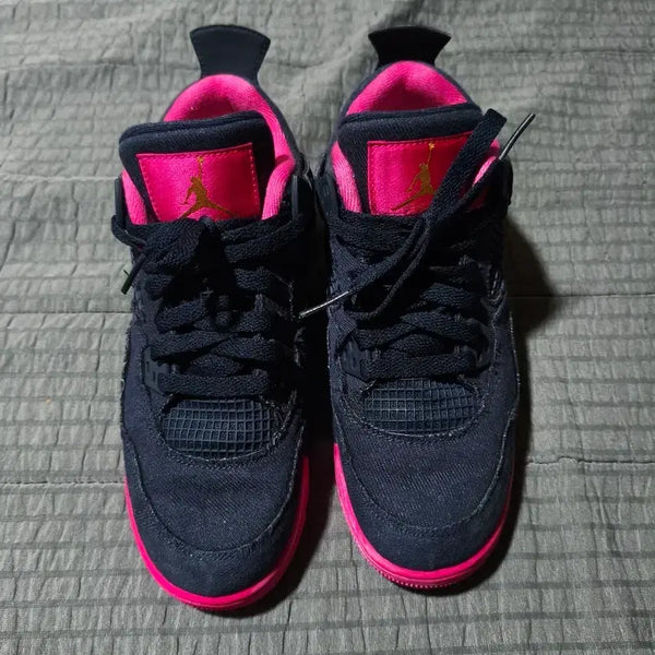 [BUNJANG] Nike Air Jordan 4 Retro Denim (GS) Sneakers / 나이키 에어 조던 4 레트로 데님 (GS) 235mm 극미중고 농구화 스트릿 힙합