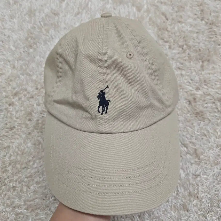 [BUNJANG] Polo Ralph Lauren Beige Cotton Twill Baseball Cap / 폴로 랄프로렌 볼캡 베이지