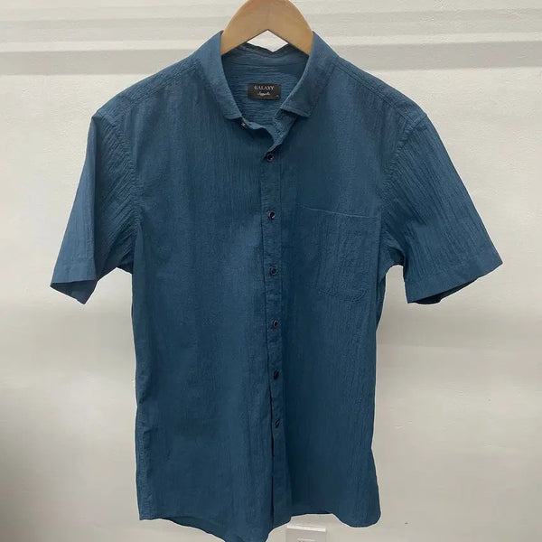[BUNJANG] Galaxy Suzhou Seersucker Short-Sleeve Shirt / 100)갤럭시 수젤로 시어서커 반팔 셔츠