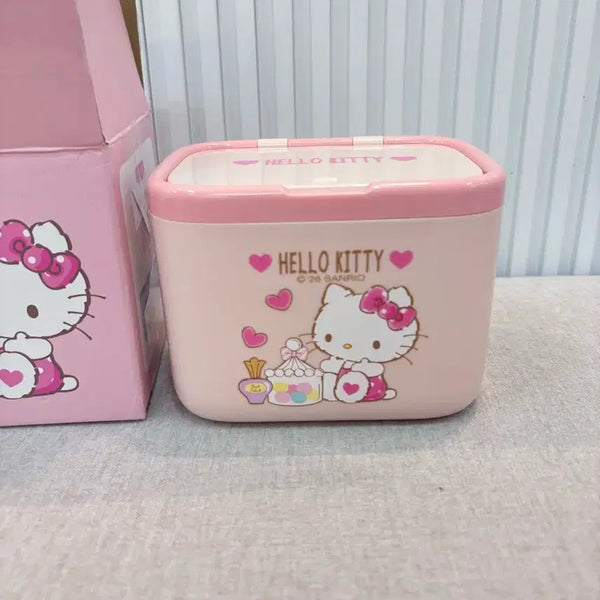 [BUNJANG] Hello Kitty Pink One-Touch Storage Box / 헬로키티 핑크 원터치 수납함
