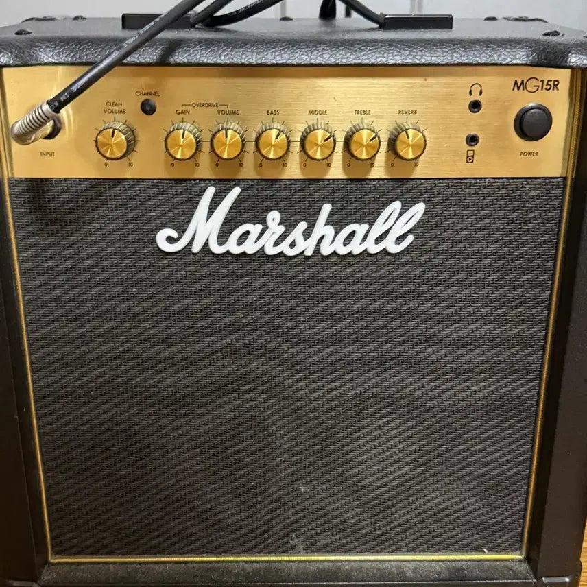 [BUNJANG] Marshall MG15R Guitar Amplifier Gold / 마샬 MG15R 기타 앰프 골드