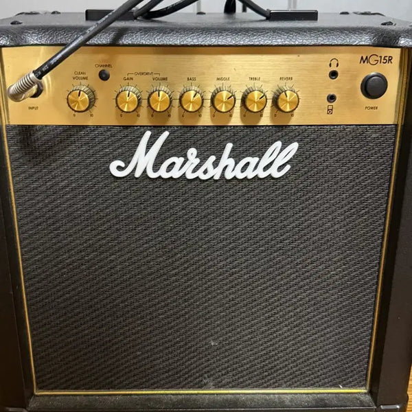 [BUNJANG] Marshall MG15R Guitar Amplifier Gold / 마샬 MG15R 기타 앰프 골드