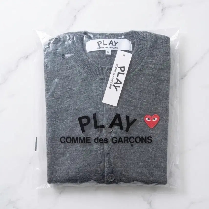 [BUNJANG] Comme des Garçons Original Short Sleeve Cardigan / [정품/새제품] 꼼데가르송 반팔 가디건 라운드 넥