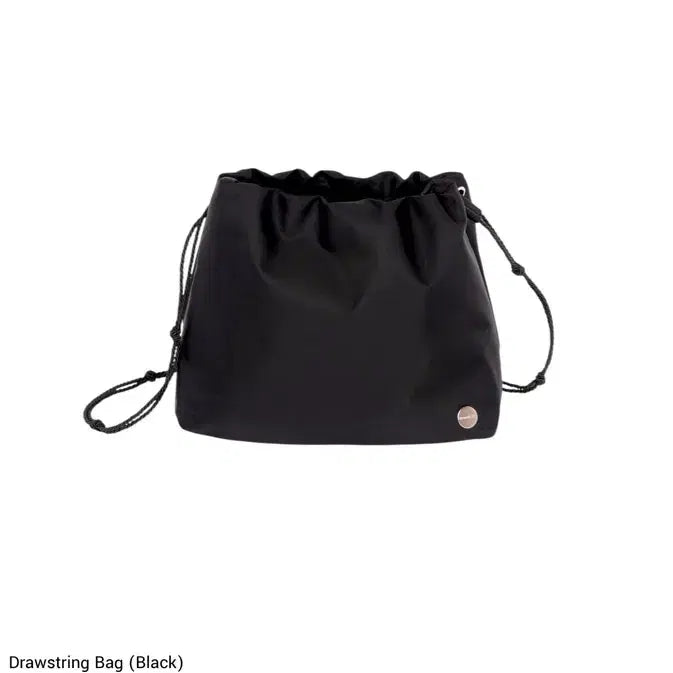 [BUNJANG] Newwelee Drawstring Bag Black / 뉴위리 드로스트링 백 블랙 Drawstring Bag (Black)