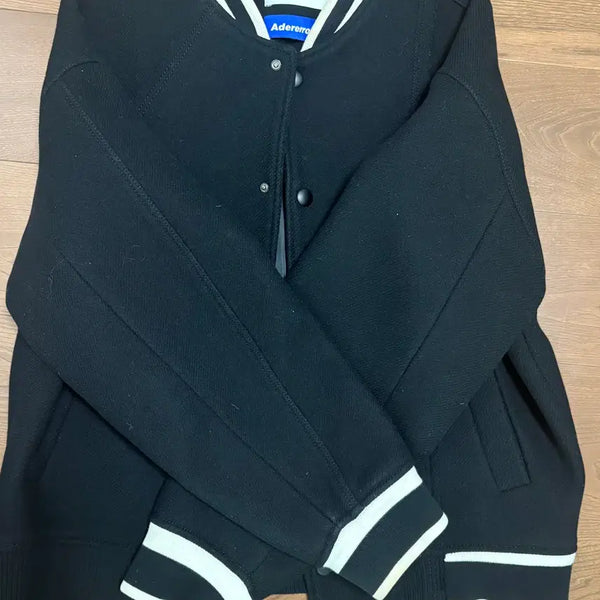 [BUNJANG] Zara x ADER Error Wool Bomber Jacket Black / 자라 아더에러 울 봄버 블랙