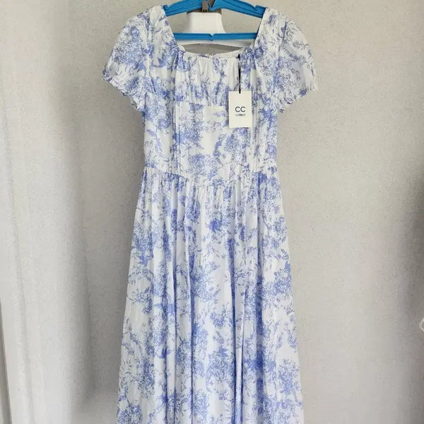 [BUNJANG] CC Collect Square Neck Long Dress / 25년형 CC콜렉트 스퀘어넥 롱원피스/텍새상품 55