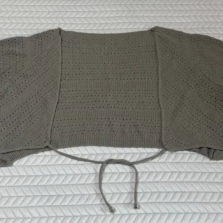 [BUNJANG] Grey Bolero Spring Summer New Arrival / 볼레로 봄 여름 그레이 새상품