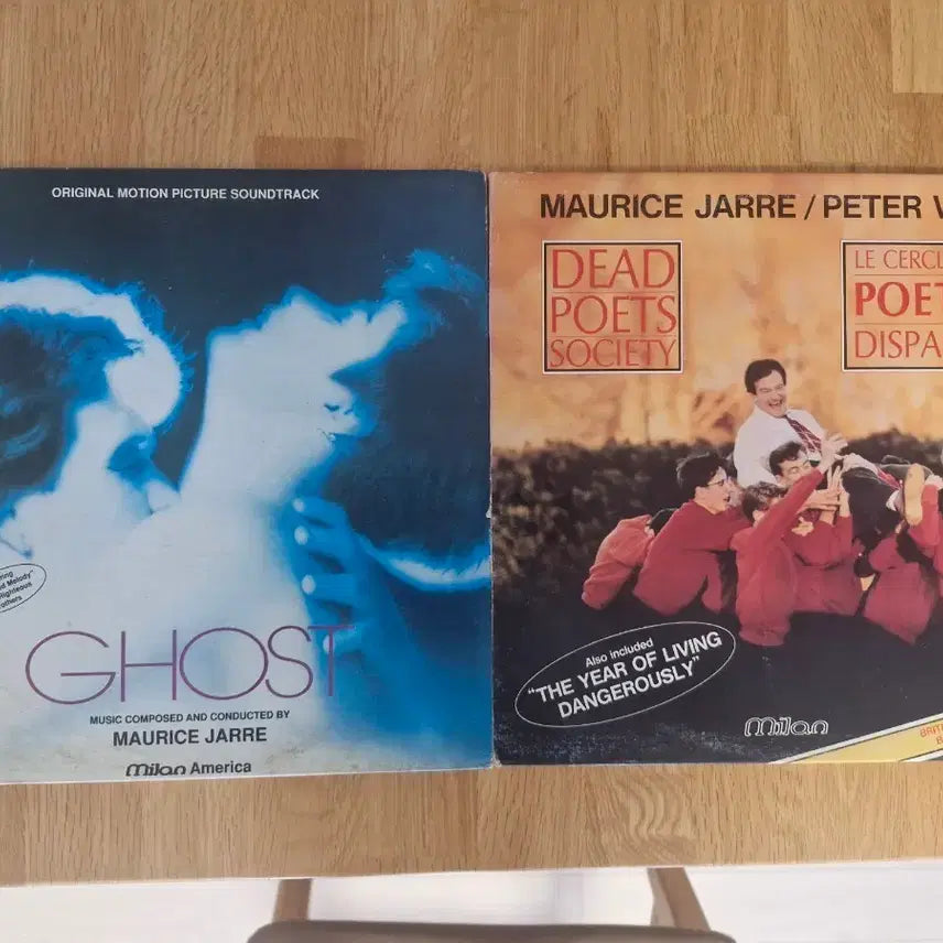[BUNJANG] Maurice Jarre Ghost & Dead Poets Society Double LP Bundle Set / [M] Maurice Jarre LP 2종 일괄