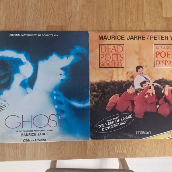 [BUNJANG] Maurice Jarre Ghost & Dead Poets Society Double LP Bundle Set / [M] Maurice Jarre LP 2종 일괄
