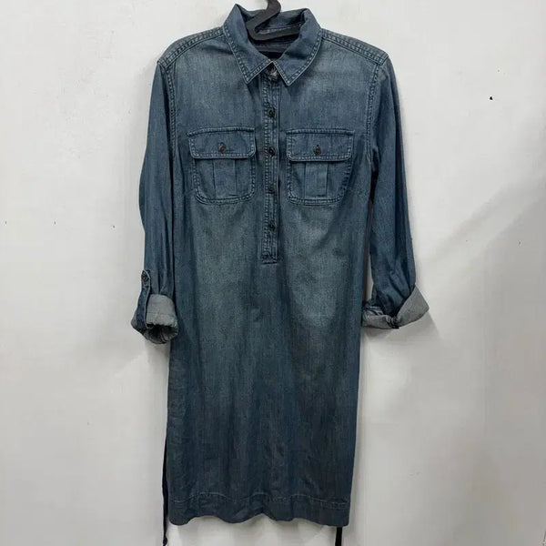 [BUNJANG] Tommy Hilfiger Denim Shirt Dress (Authentic) / [정품/S] 타미힐피거 데님 셔츠 원피스