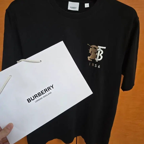 [BUNJANG] Burberry Short Sleeve T-Shirt Black / 버버리 반팔 블랙 정품 팝니다. 정가42만원