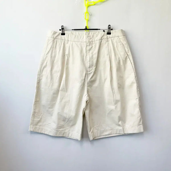 [BUNJANG] Musinsa Standard Cotton Wide Bermuda Shorts / 무신사스탠다드 새상품 코튼와이드 버뮤다쇼츠