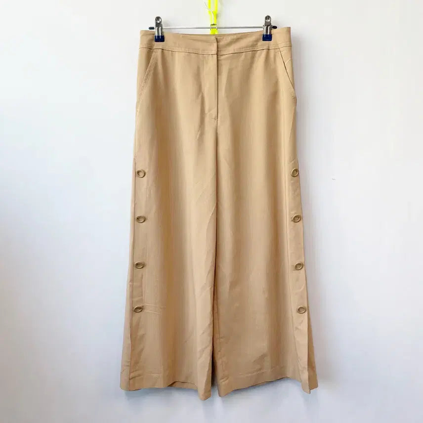 [BUNJANG] United Colors of Benetton Women's Linen Wide Pants (Size 26) / 베네통 여성 린넨와이드 바지 26