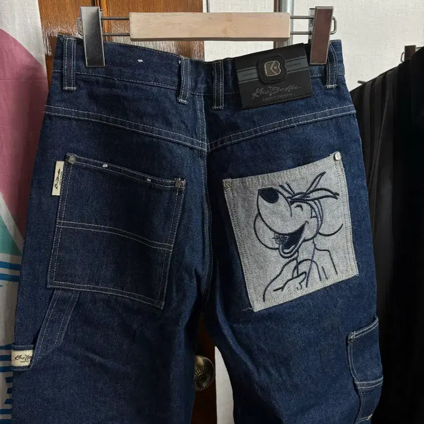 [BUNJANG] Kno Betta Savvy Denim Baggy Fit Patch Jeans / Kno Betta Savvy Denim 데님배기팬츠 28
