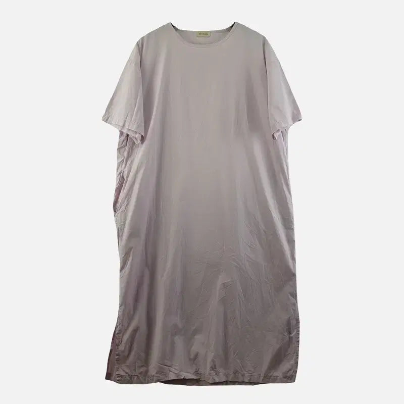 [BUNJANG] Light Pink Reglan Sleeve Maxi Dress / 라이트 핑크 여자 원피스 FREE N9385