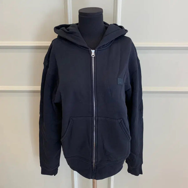 [BUNJANG] Acne Studios Black Hoodie / 267001186 아크네 스튜디오 후드집업 블랙 M사이즈