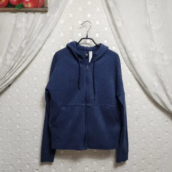 [BUNJANG] Adidas Cotton Full-Zip Hoodie Women's 100 / 아디다스 면후드집업 여성100