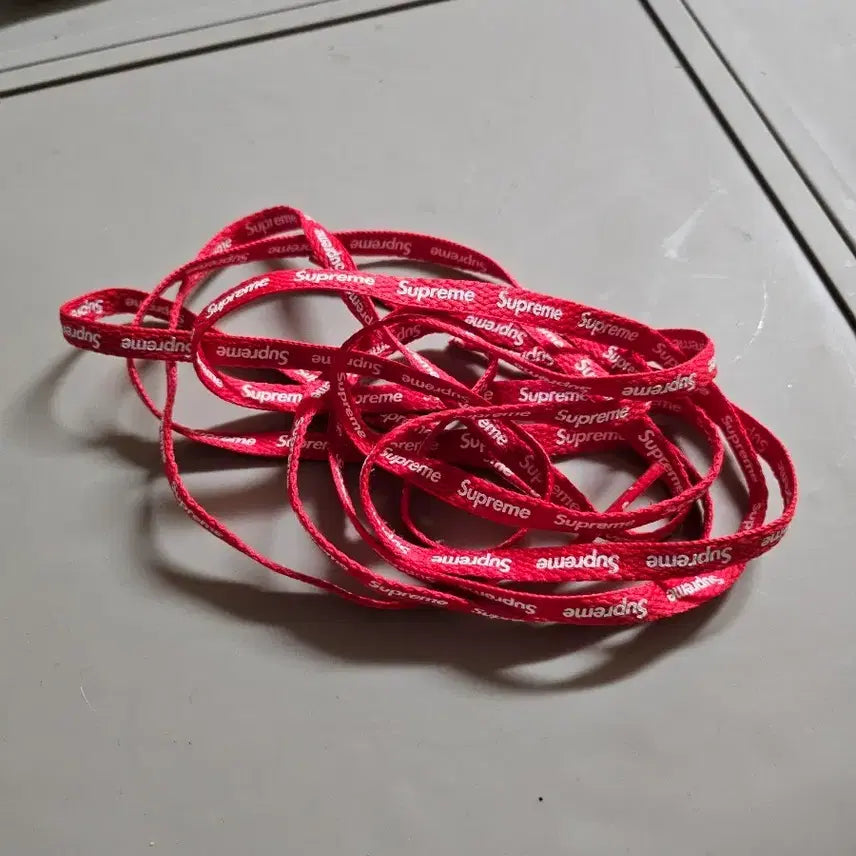 [BUNJANG] Supreme x Air Force Red Laces / 슈프림 에어포스 245mm 빨간끈