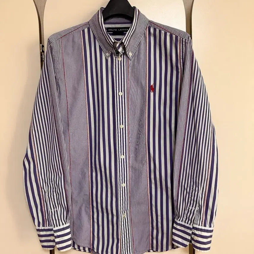 [BUNJANG] Polo Ralph Lauren Striped Button-Up Shirt / 폴로 랄프로렌 셔츠 백화점 정품  55-66