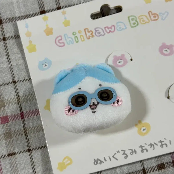 [BUNJANG] Chiikawa Baby Hachware Nuigurumi Badge / 치이카와베이비 하치와레 누이구루미 뱃지