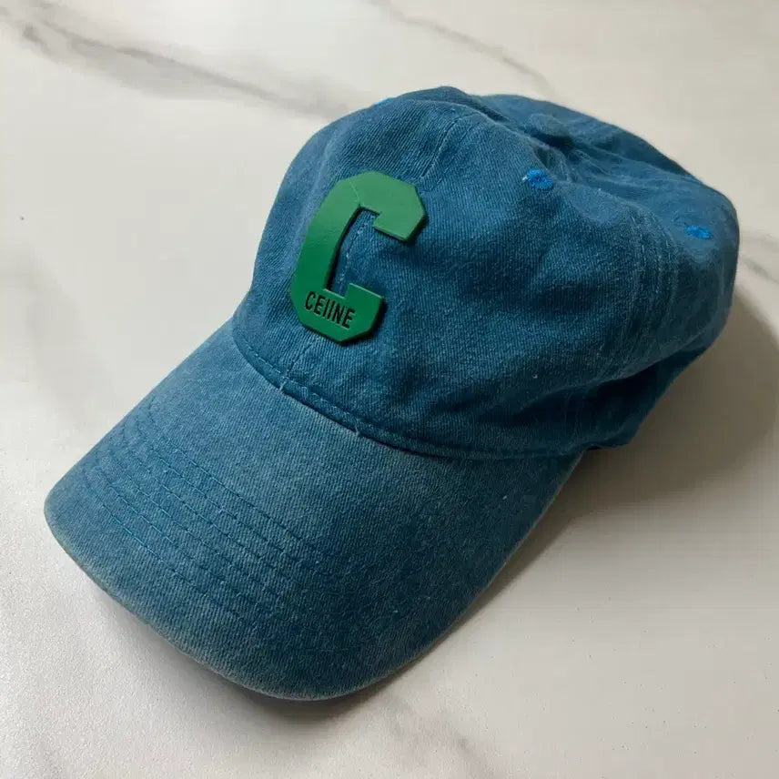 [BUNJANG] Vintage Blue Denim Baseball Cap / [빈티지] 블루 데님 볼캡 모자