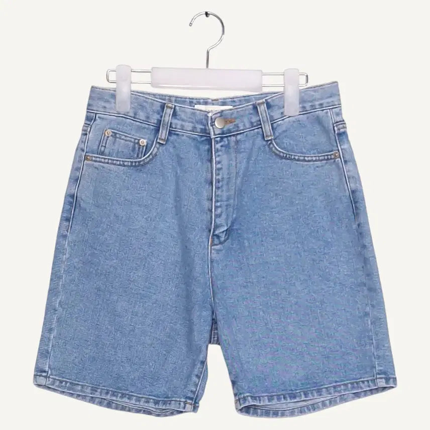 [BUNJANG] LAMINEZ Blue Denim Shorts Size M / 라미네즈 LAMINEZ 블루 데님 반바지 M_A675