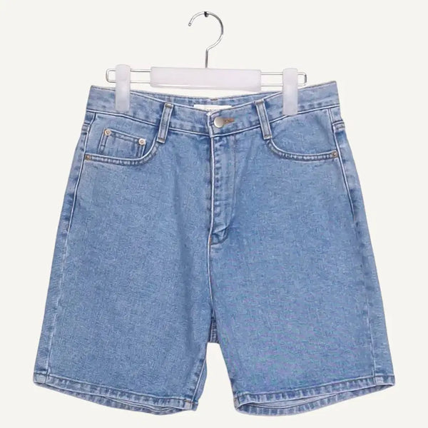 [BUNJANG] LAMINEZ Blue Denim Shorts Size M / 라미네즈 LAMINEZ 블루 데님 반바지 M_A675