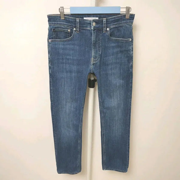 [BUNJANG] Calvin Klein Men's 9-Part Stretch Denim Pants / [30] 캘빈클라인 약기모 남성 9부 스판 청바지 새옷 수준 데님팬츠