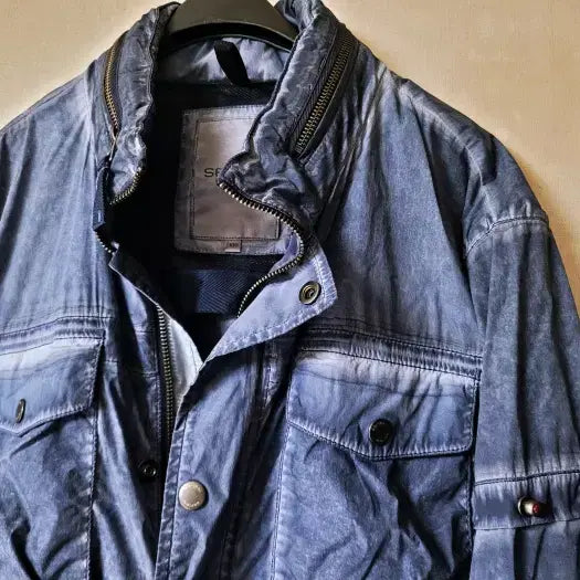 [BUNJANG] Kolon Series Washed Field Jacket / 코오롱 시리즈 워시드 야상 바람막이자켓 폴1356