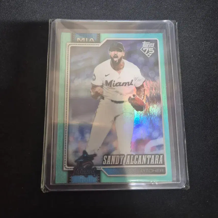 [BUNJANG] 2026 Topps Series 2 Sandy Alcantara Miami Marlins Aqua Foil / [MLB] 마이애마 말린스 샌디 알칸타라 아쿠아 포일