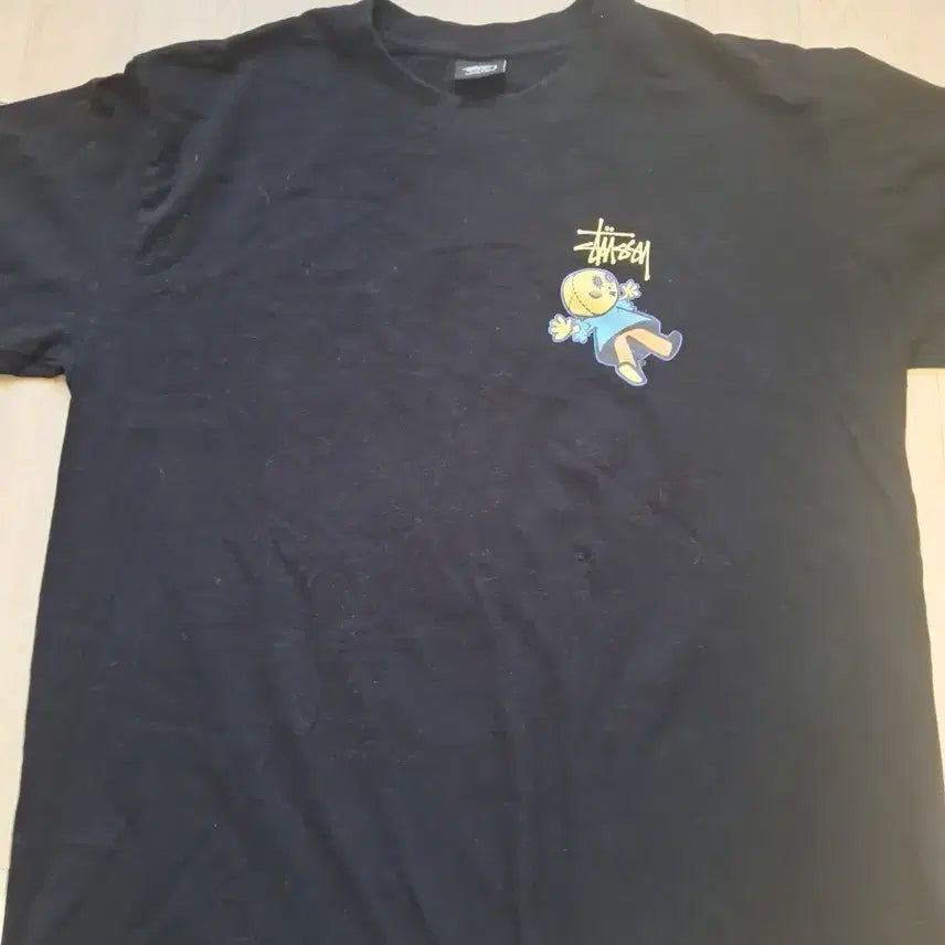 [BUNJANG] Stussy Character T-Shirt Black / 스투시 캐릭터 반팔티 블랙
