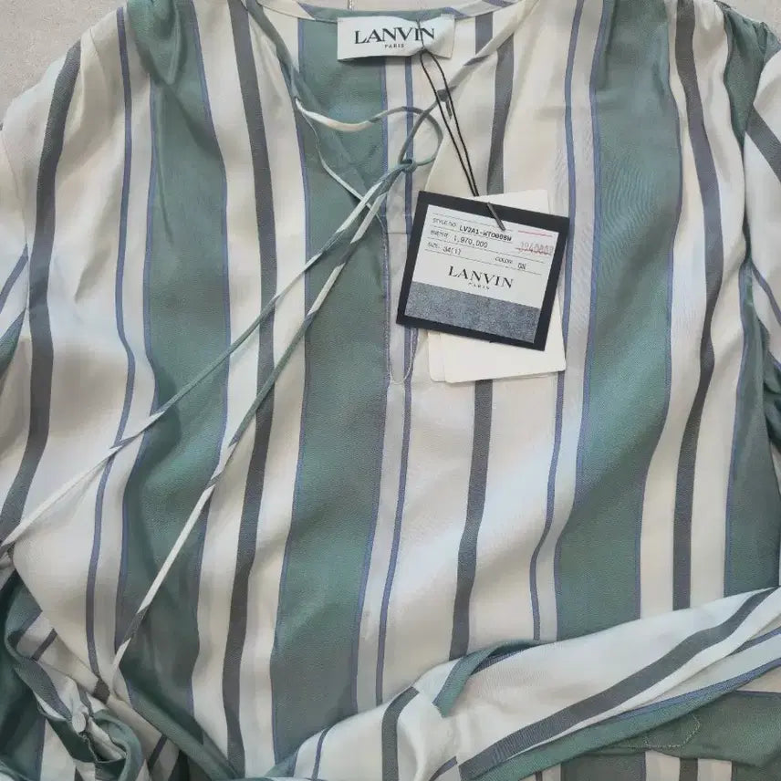 [BUNJANG] Lanvin Striped Blouse / 랑방 스트라이프 브라우스