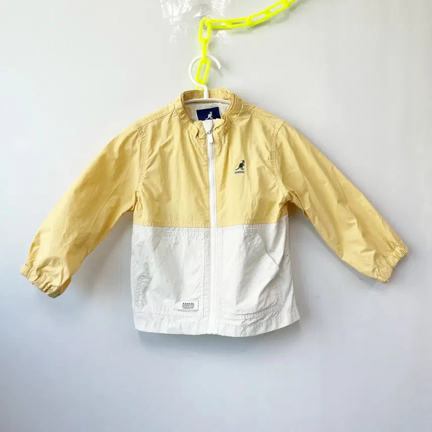 [BUNJANG] Kangol Junior Windbreaker Zip-Up 110 / 캉골 2021 쥬니어 바람막이집업 110