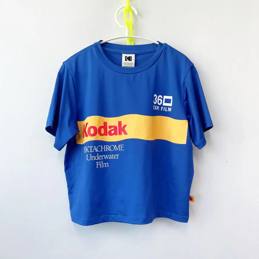 [BUNJANG] Kodak Women's Summer Rash Guard Half Sleeve T-Shirt (M) / 코닥 여성 썸머 래쉬가드 컵내장 반팔티 M