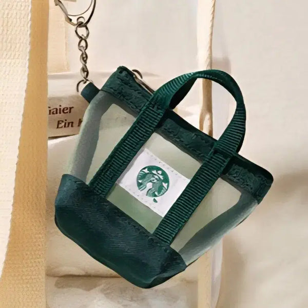 [BUNJANG] Starbucks Mini Mesh Bag Pouch Keyring / 새상품 스타벅스 미니 메쉬백 파우치 키링