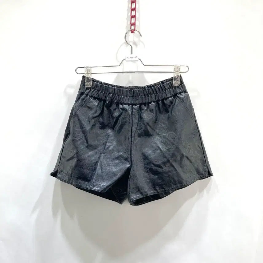 [BUNJANG] CHUNXSHA Women's Leather Banding Shorts M / CHUNXSHA 여성레더밴딩반바지 M 영구제 중고장터
