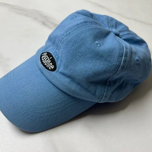 [BUNJANG] Passione Vintage Logo Light Blue Ball Cap / [빈티지] 'Passione' 로고 라이트 블루 볼캡